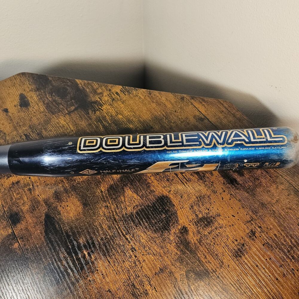 DeMarini F3 Doublewall Half + Half Slowpitch Softball Bat 34" 26oz CRACKED/DENT